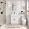 24" SOLID WOOD VANITY