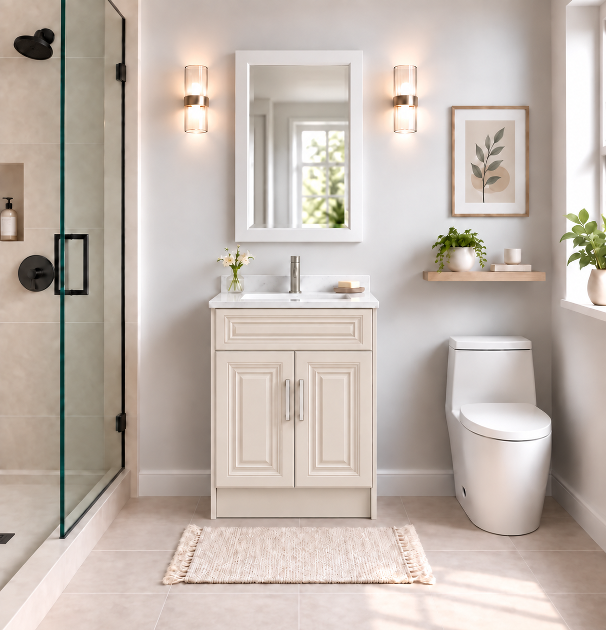30" SOLID WOOD VANITY