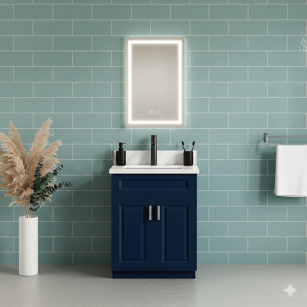 30" Solid Wood Vanity - No Drawers