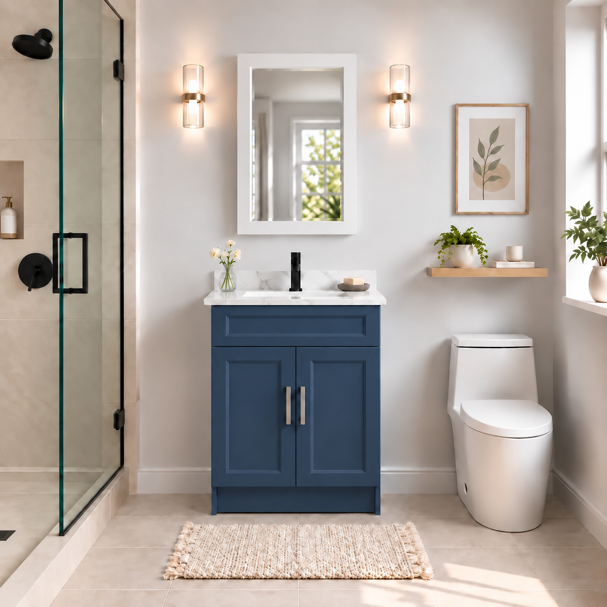 30" SOLID WOOD VANITY