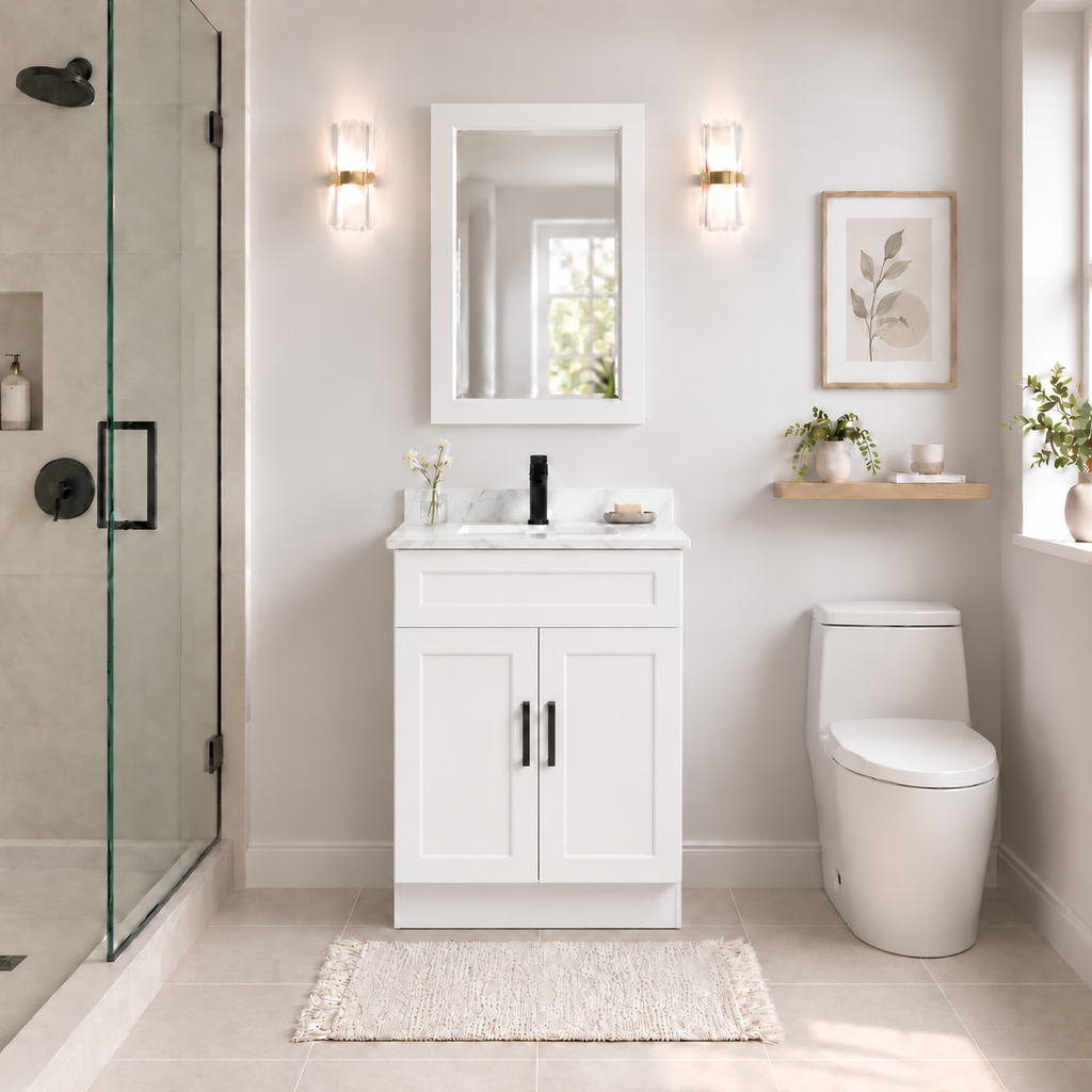 30" MDF VANITY - NO DRAWERS