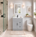 30" SOLID WOOD VANITY - DRAWERS
