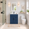 30" SOLID WOOD VANITY - WITH DRAWERS