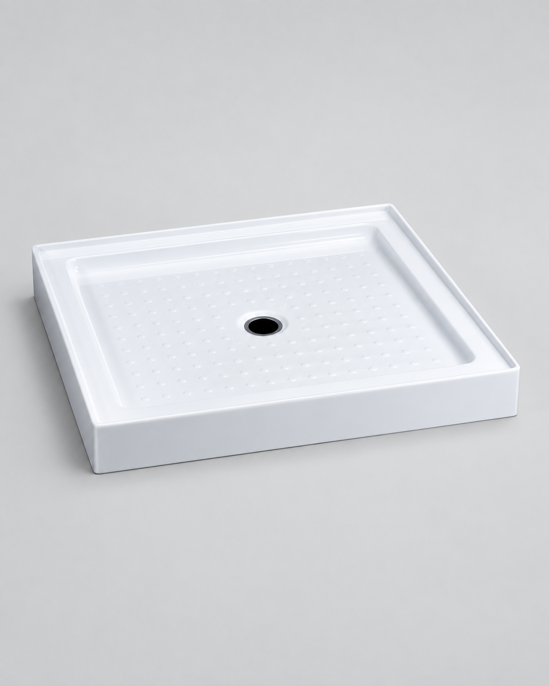 ACRYLIC SHOWER BASE - CENTRE DRAIN