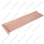 ST101-L Square Edge Treads with Front Return, Open on Left Side Red Oak