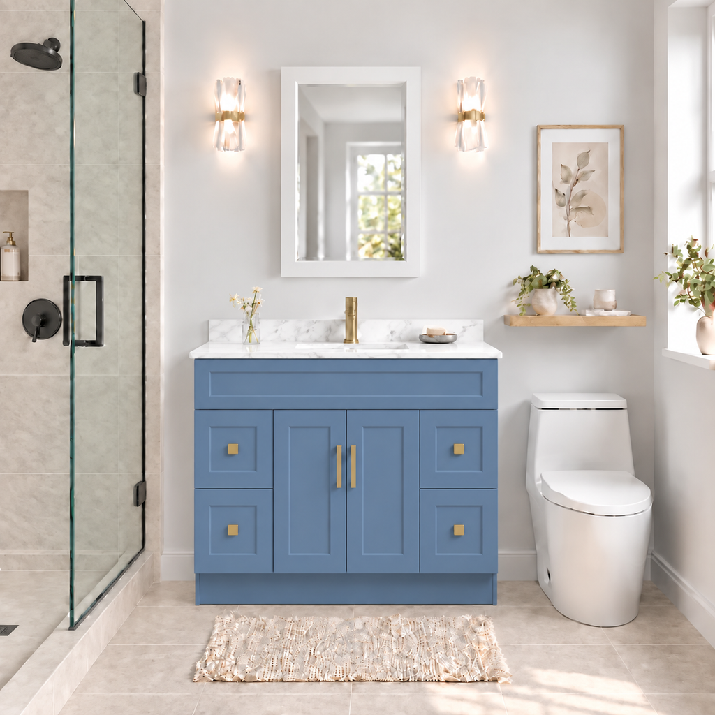 48" MDF VANITY - 4 DRAWERS
