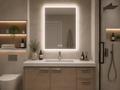LED ANTIFOG MIRROR - FRAMELESS 36" X 45"