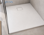 WHITE "STONE" SHOWER BASE 32" x 60"/ 36" x 60"