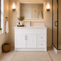 42" MDF VANITY - 2 DRAWERS