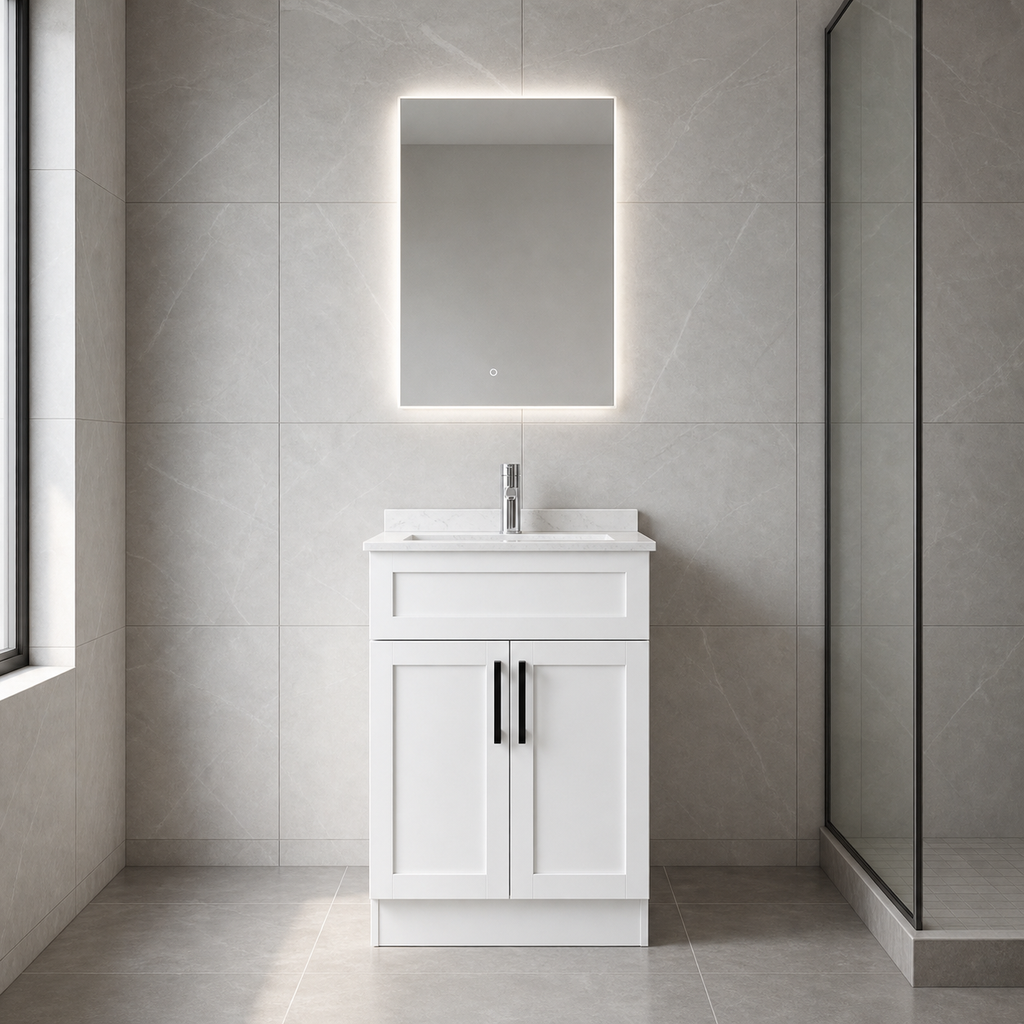 30" MDF VANITY - NO DRAWERS