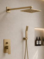 2 PIECE SHOWER SET - 4 COLOURS AVAILABLE