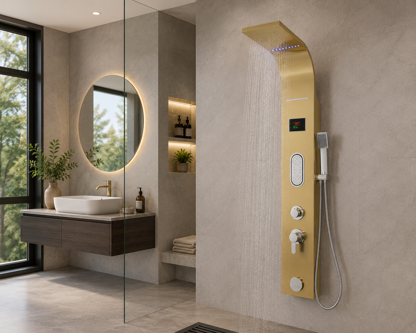 LUXURY SHOWER PANEL 6211