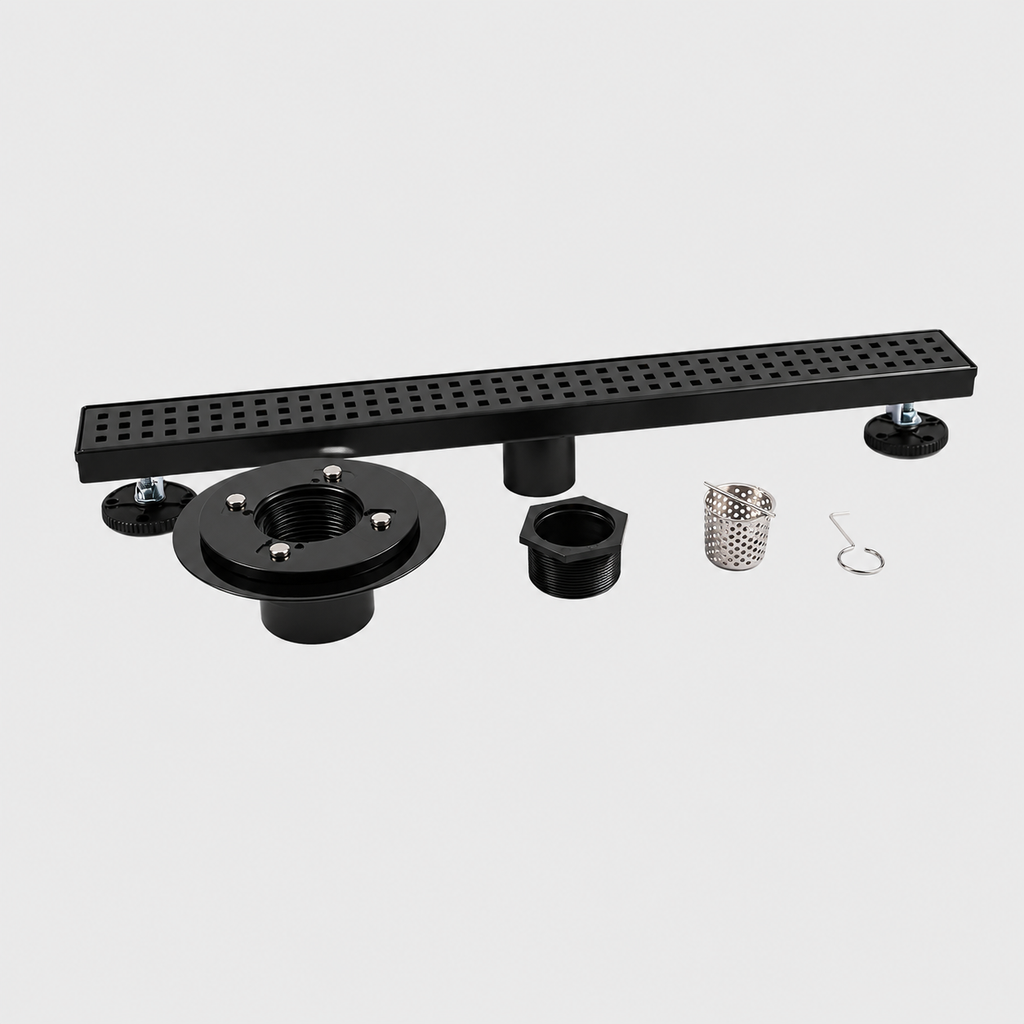 LINEAR DRAIN 24"-FULL KIT WITH FLANGE SH24T06