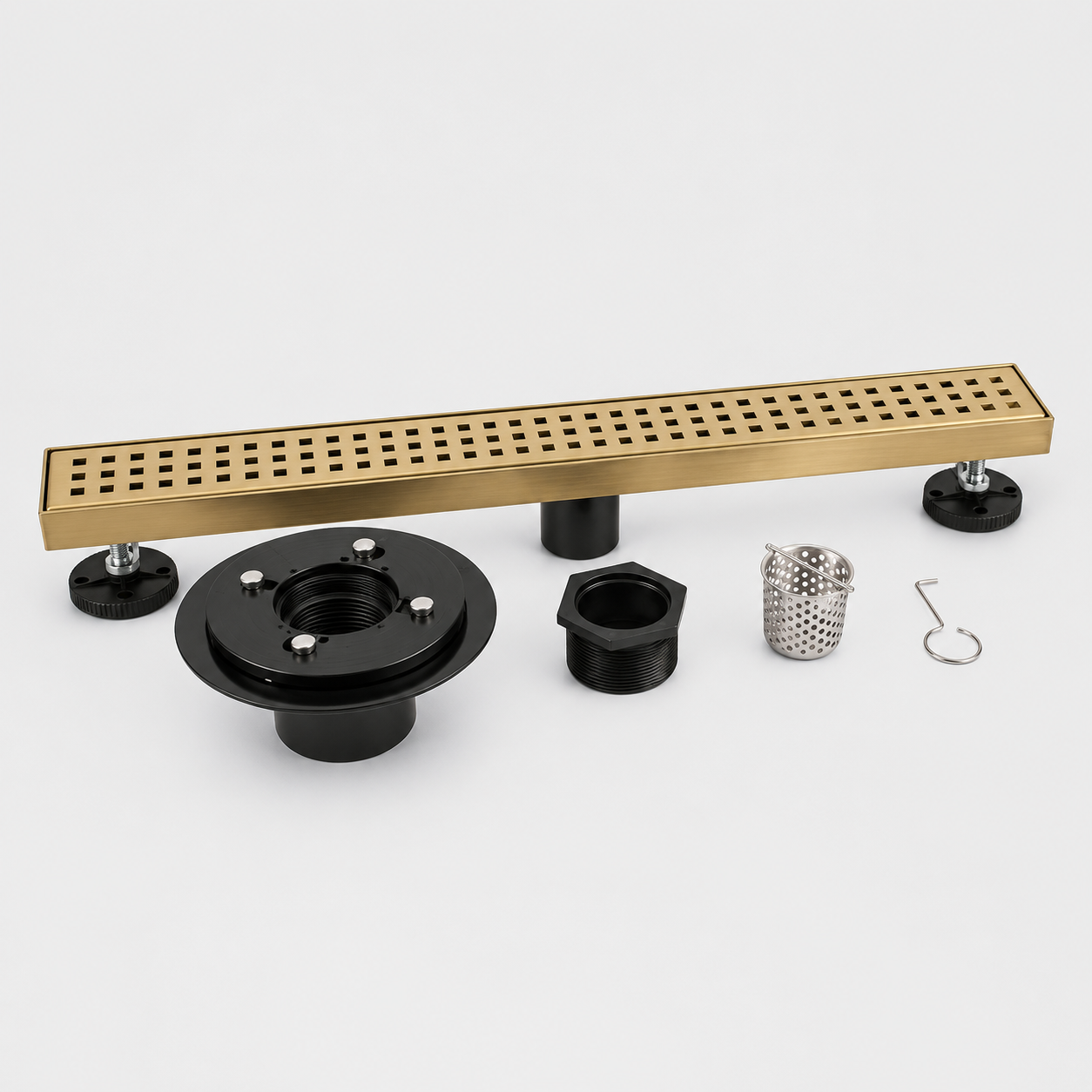 LINEAR DRAIN 24"-FULL KIT WITH FLANGE SH24T06