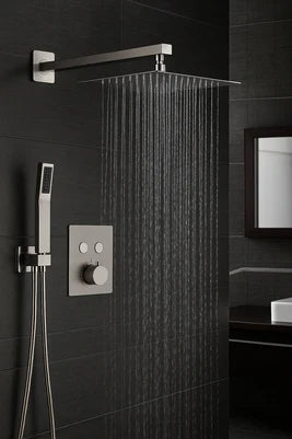 THERMOSTATIC 2 PIECE SHOWER SET - 4 COLOURS AVAILABLE