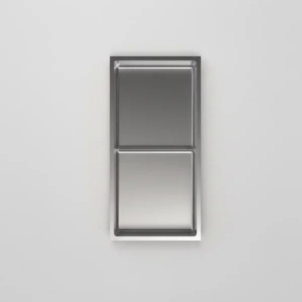DOUBLE NICHE 12"X24"-STAINLESS STEEL ND600