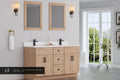 60” / 72” Solid Wood Vanity - 3 Drawers & 2 Doors