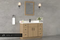 48″ / 54″ / 60″ Solid Wood Vanity - 6 Drawers & 2 Doors