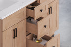 60” / 72” Solid Wood Vanity - 3 Drawers & 2 Doors
