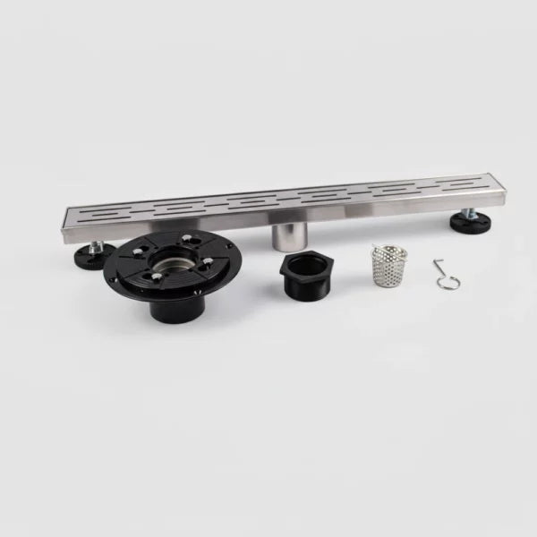 LINEAR DRAIN 24"-FULL KIT WITH FLANGE SH24C06