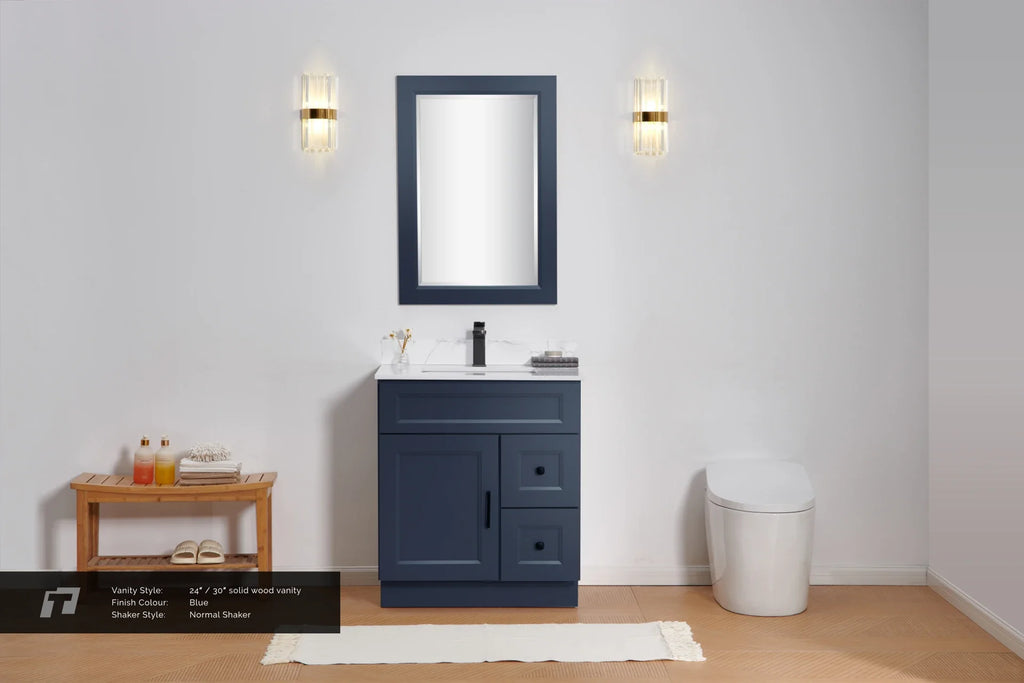 24″ / 30″ Solid Wood Vanity - 2 Drawers