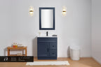 24″ / 30″ Solid Wood Vanity - 2 Drawers