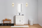 24″ / 30″ Solid Wood Vanity - 2 Drawers