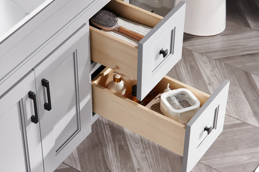 36″ / 42″ Solid Wood Vanity - 2 Drawers & 2 Doors