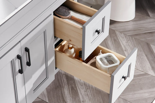 36″ / 42″ Solid Wood Vanity - 2 Drawers & 2 Doors