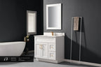 36″ / 42″ Solid Wood Vanity - 2 Drawers & 2 Doors