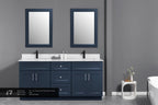 60” / 72” Solid Wood Vanity - 3 Drawers & 2 Doors