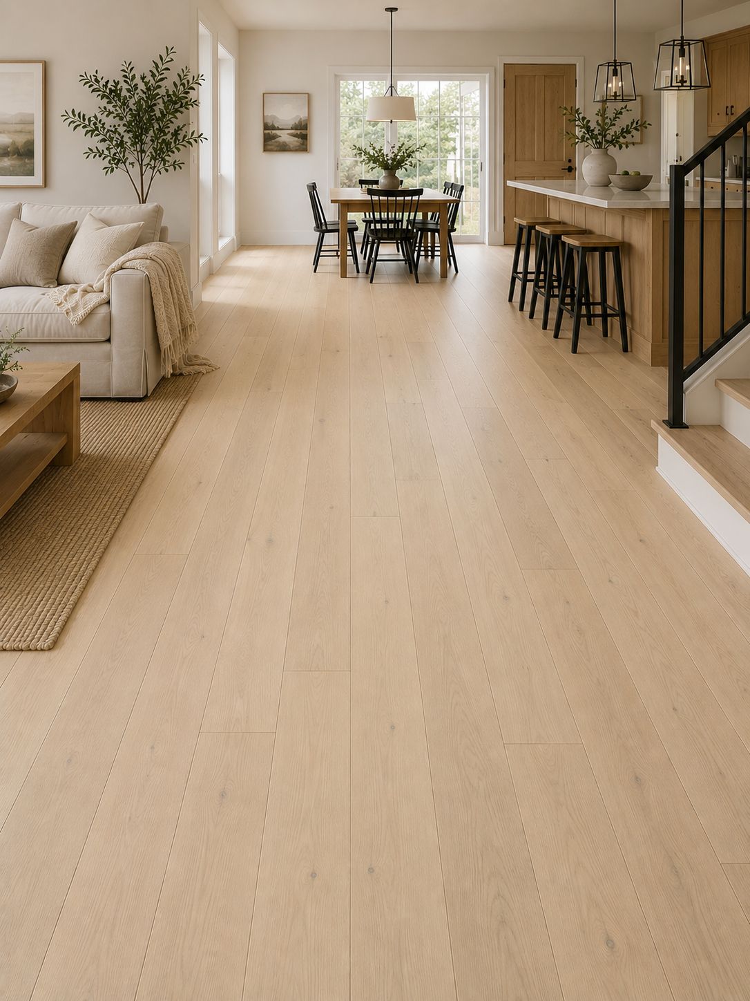 7" AM OAK "NAKED OAK" (ABC GRADE)