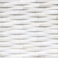 COSMIC WHITE 3D WAVE  6 x 24 STONE
