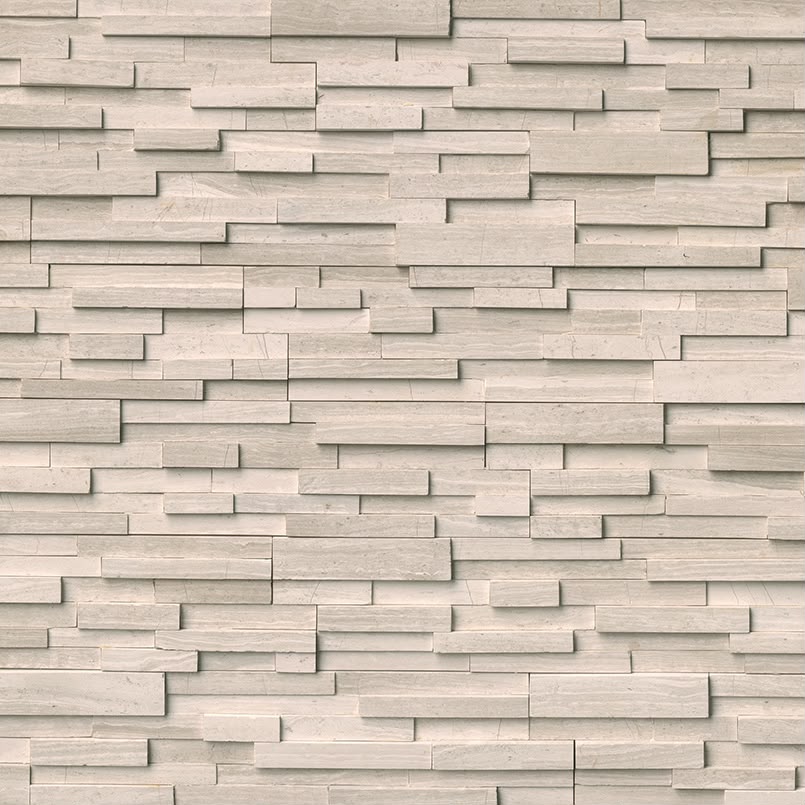 WHITE OAK 3D 6 x 24 STONE