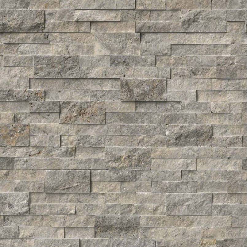 SILVER TRAVERTINE 6 x 24 STONE