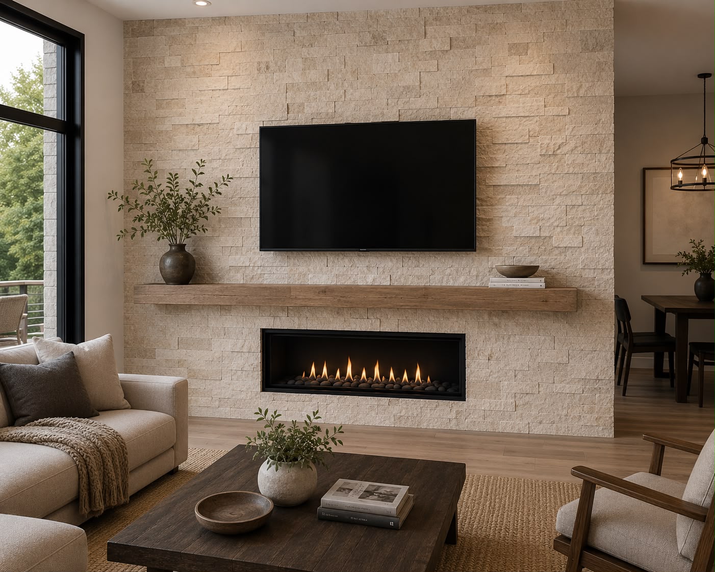 ROMAN BEIGE 6 x 24 STONE