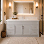 60" SINGLE SINK MDF VANITY - 4 DRAWERS