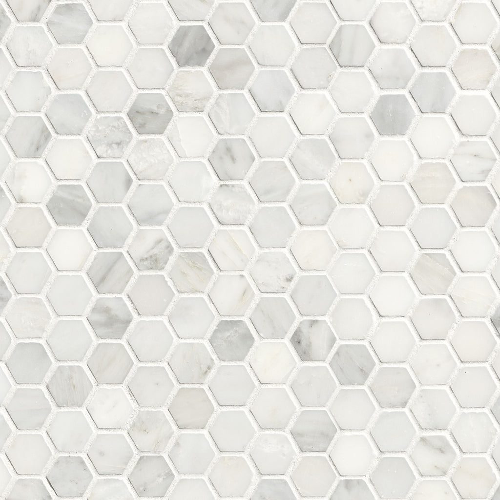 ARABESCATO CARRARA 1" HEXAGON