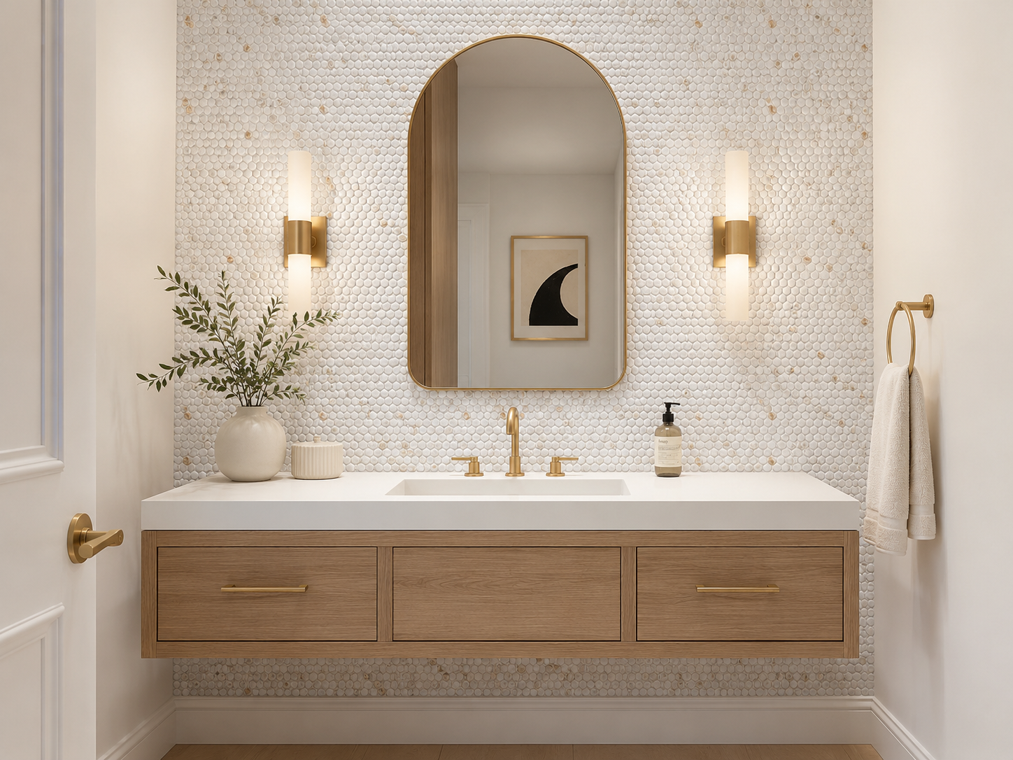 CALACATTA GOLD MATTE ROUND