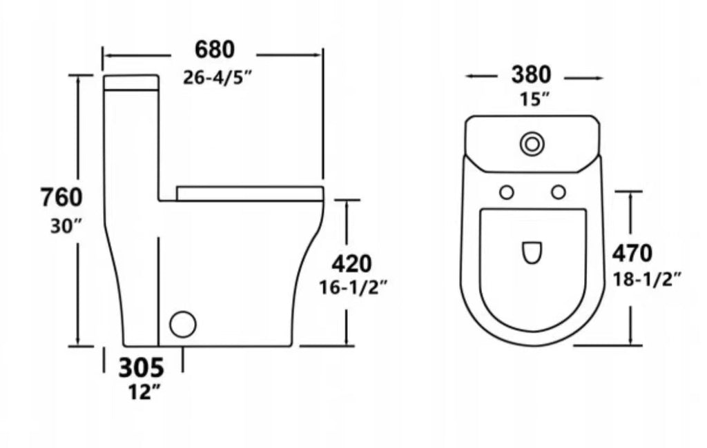 TOVA ONE PIECE TOILET