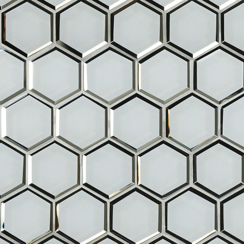 3D VIEW ICE BEVELED 3" HEXAGON