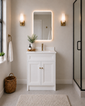 24" SOLID WOOD VANITY