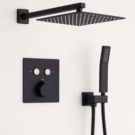 THERMOSTATIC 2 PIECE SHOWER SET - 4 COLOURS AVAILABLE