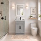 24" MDF VANITY FULL SET